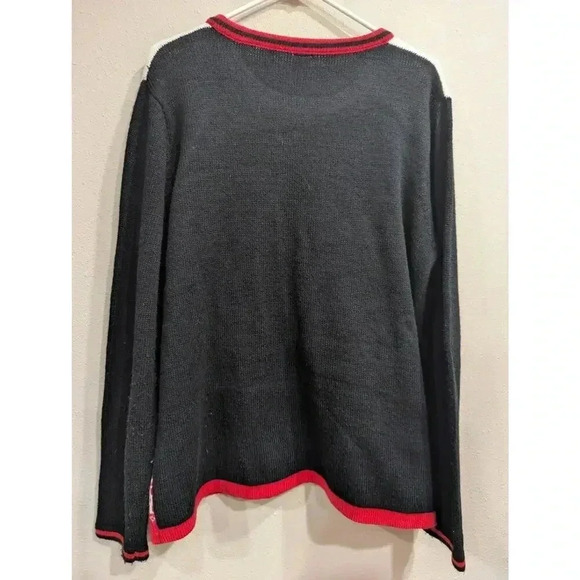 Women's Festive Christmas Snowman sweater by Holiday Time size XL - Picture 4 of 6